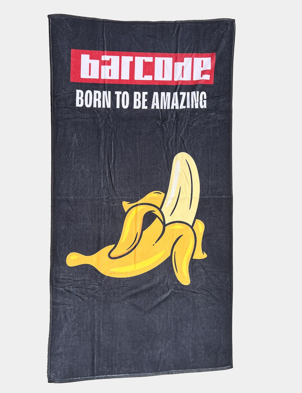 Barcode Towel Banana - Black