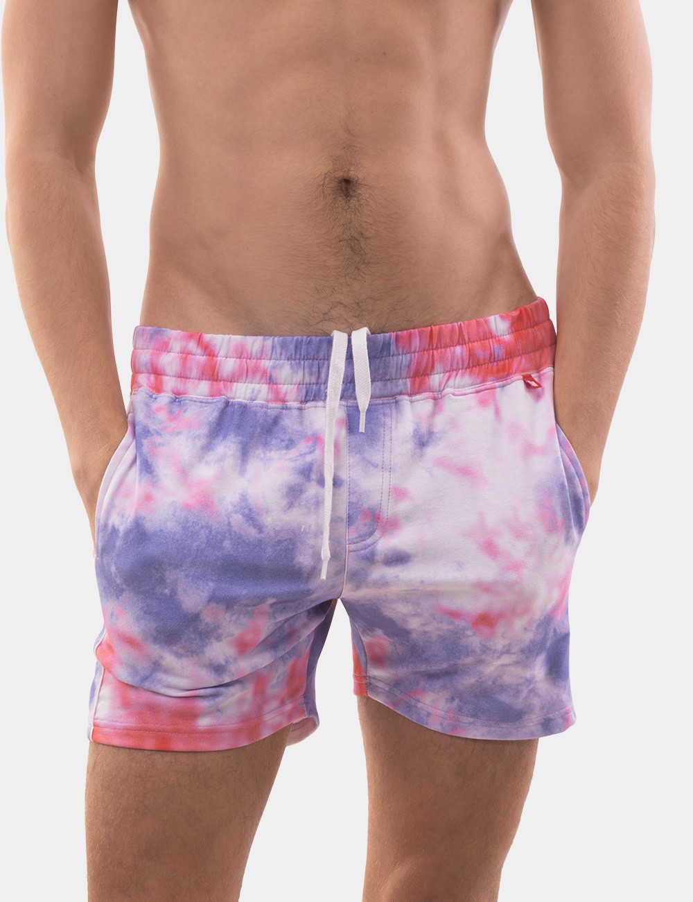 Short Angus - Tiedye-Blue-Red