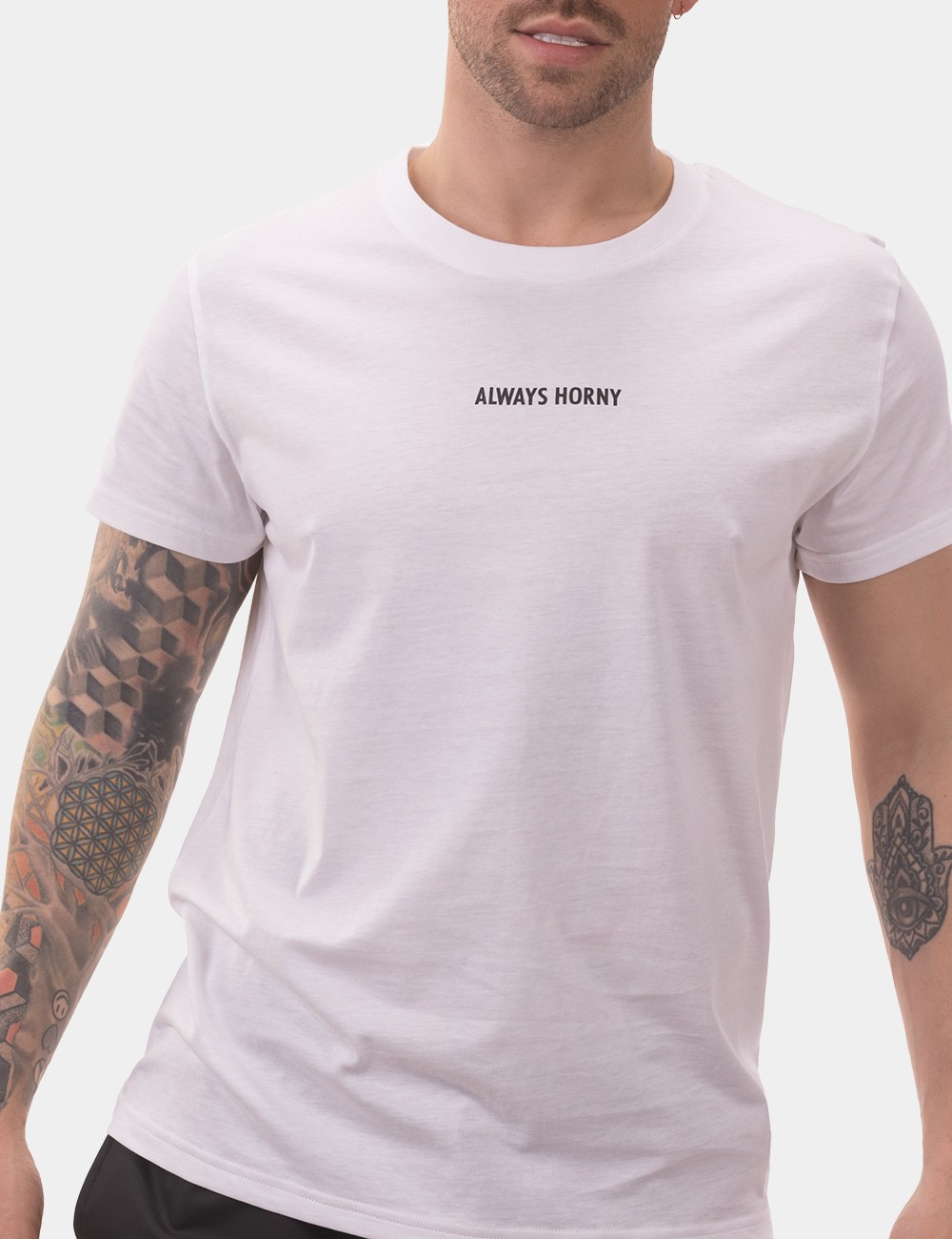 T-Shirt Always Horny - White