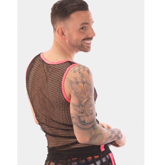 Mesh Lace Tank Top Touma