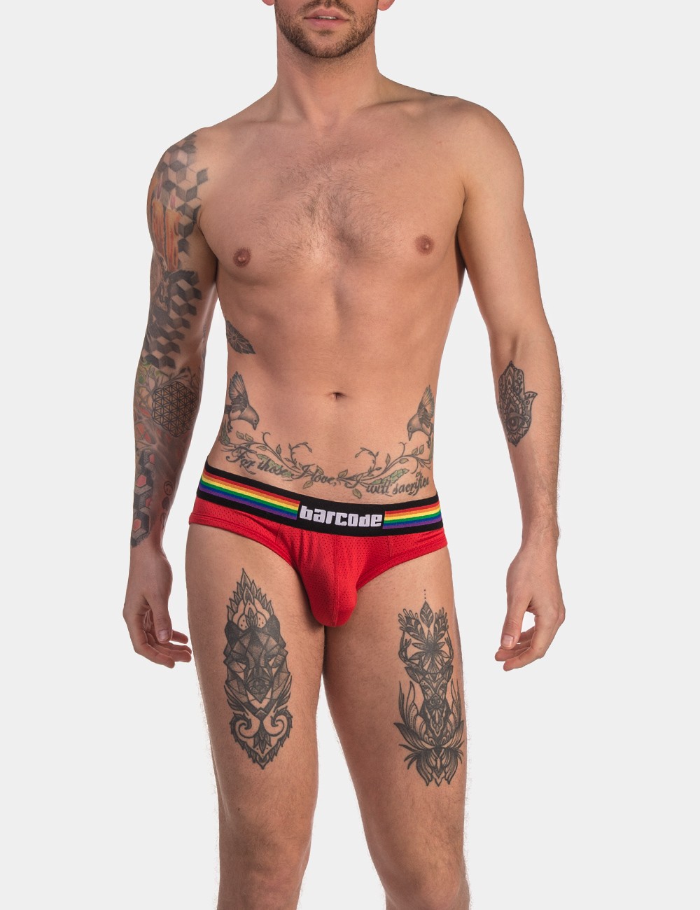 Barcode Pride Brief - Red
