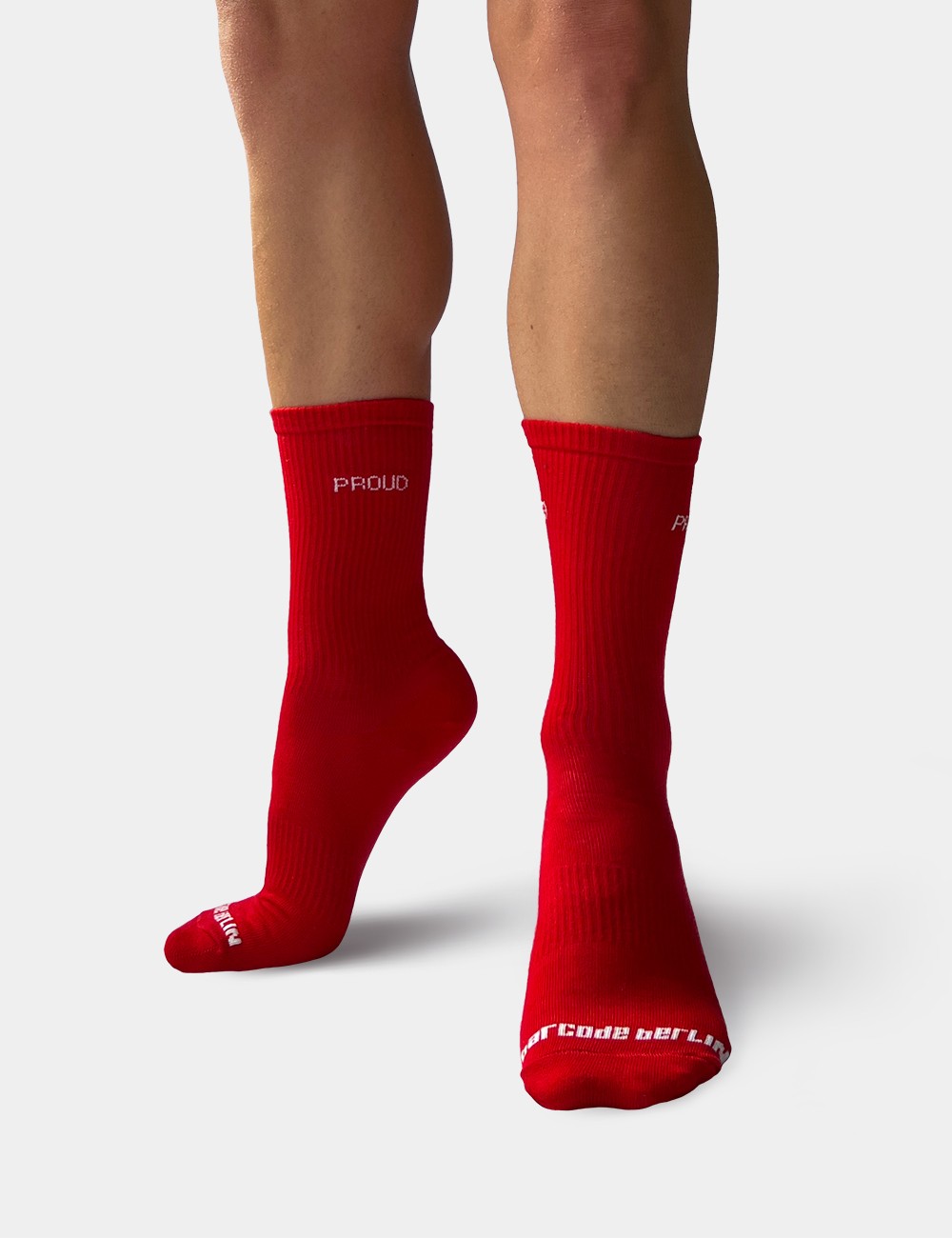 Barcode Proud Gym Socks - Red