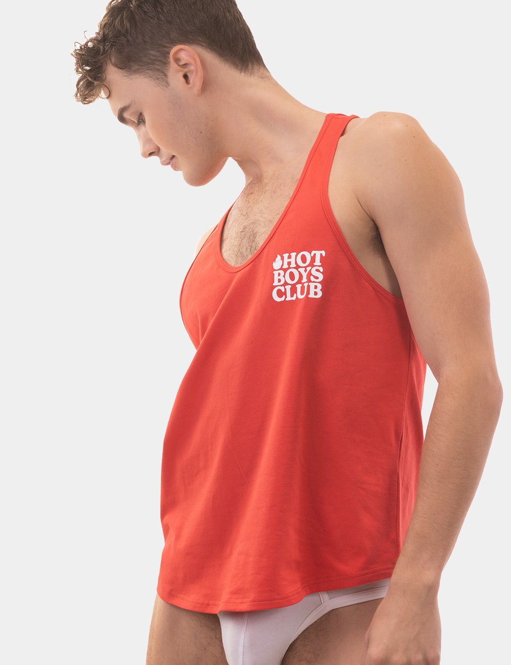 Gym Tank Top Hot Boys - Red