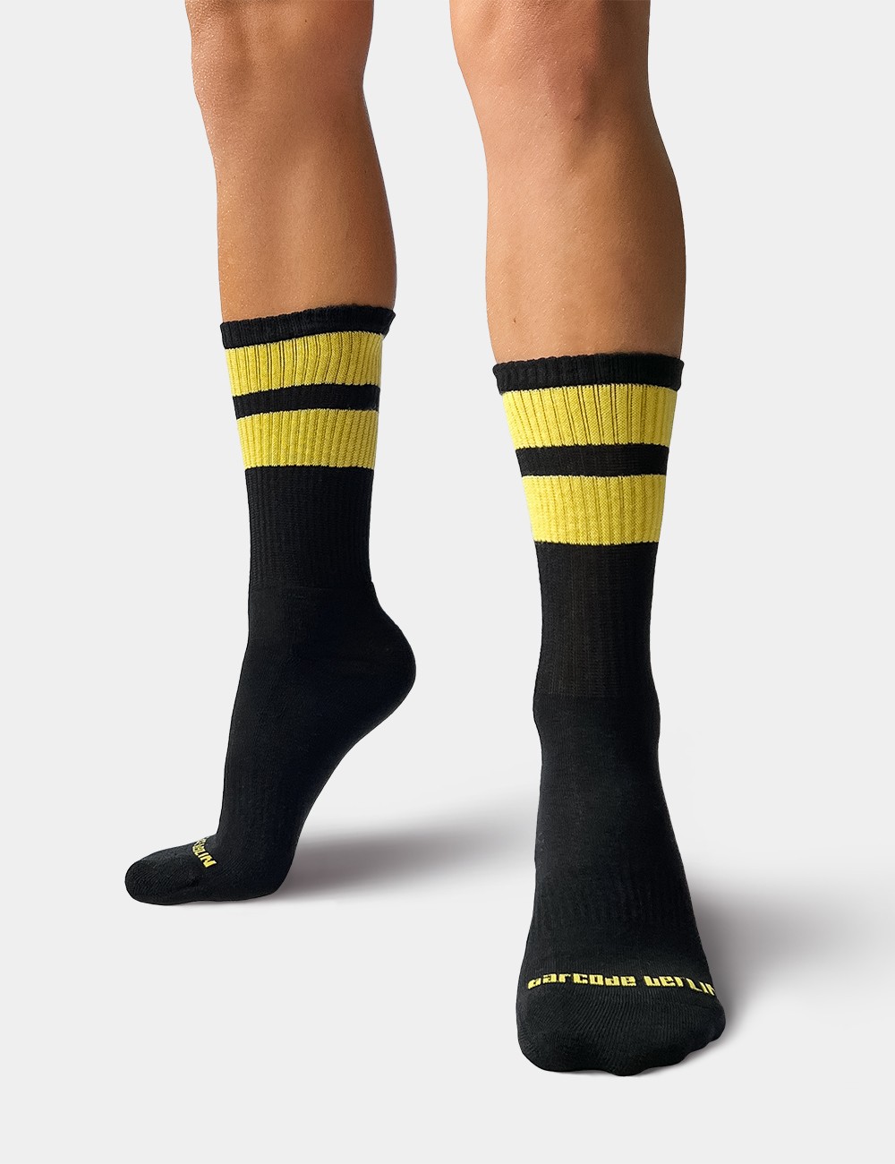 Gym Socks - Black-Yellow
