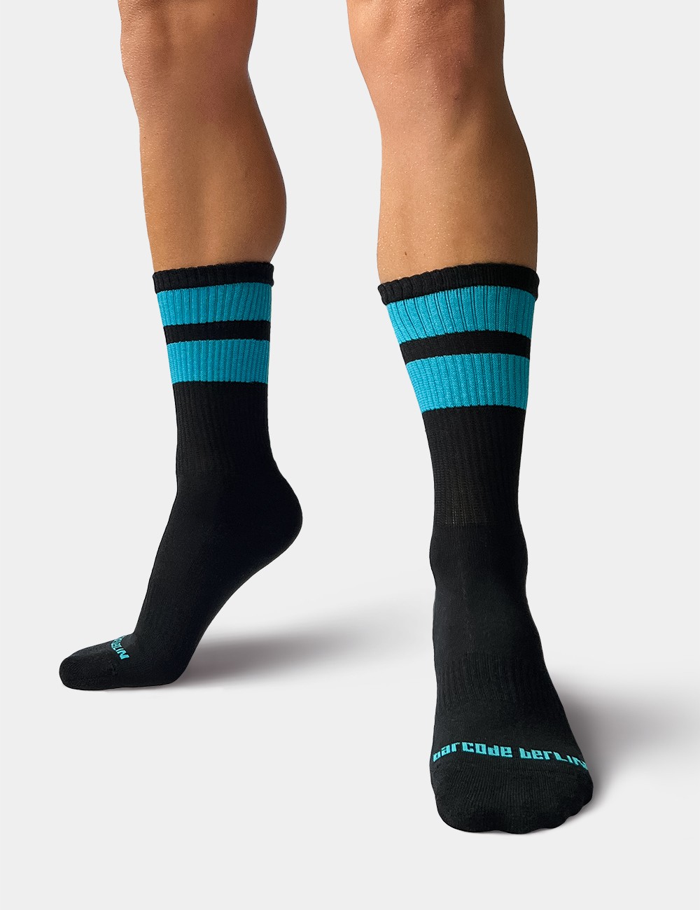 Gym Socks - Black-Blue