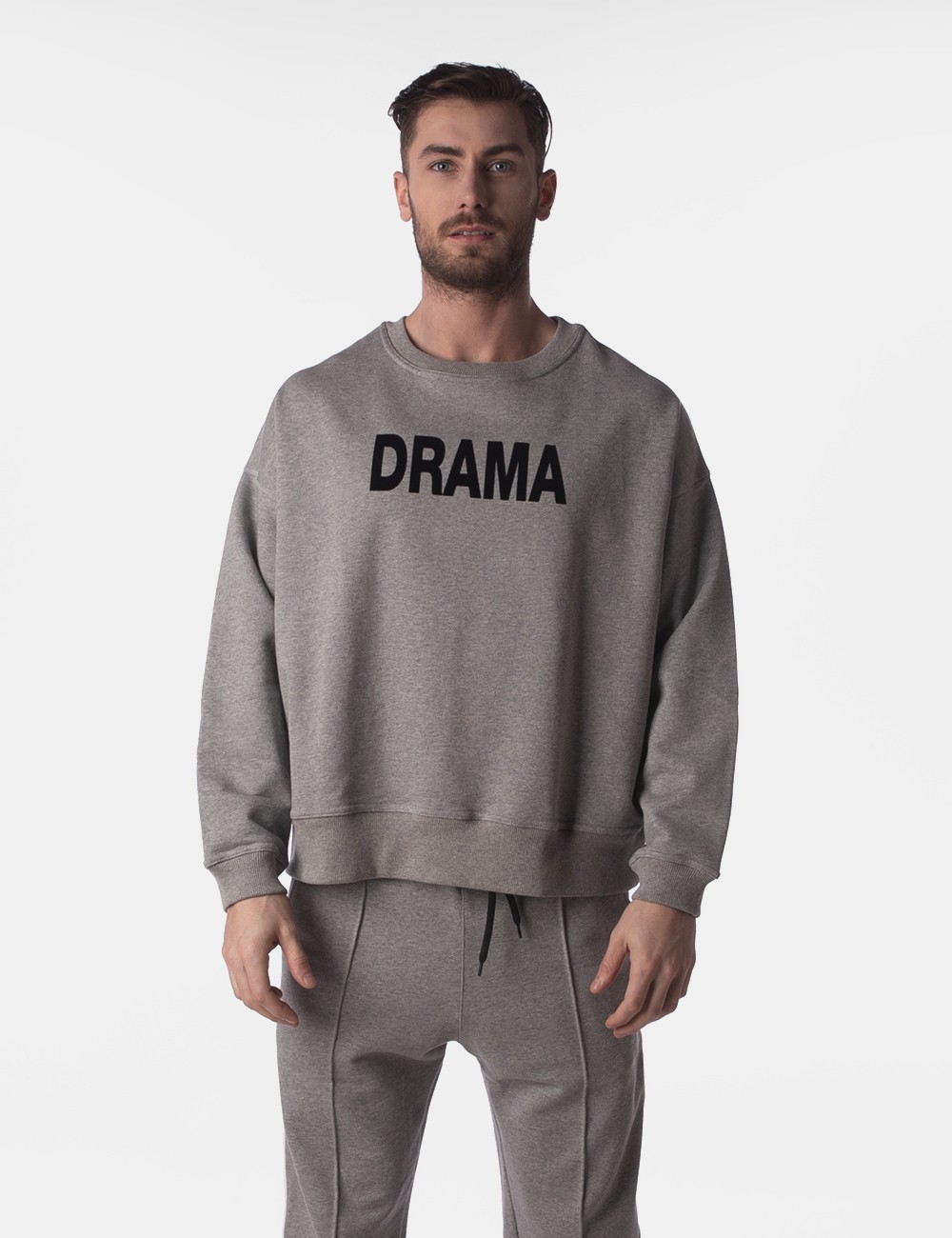 Fleece Pullover Drama - Grey