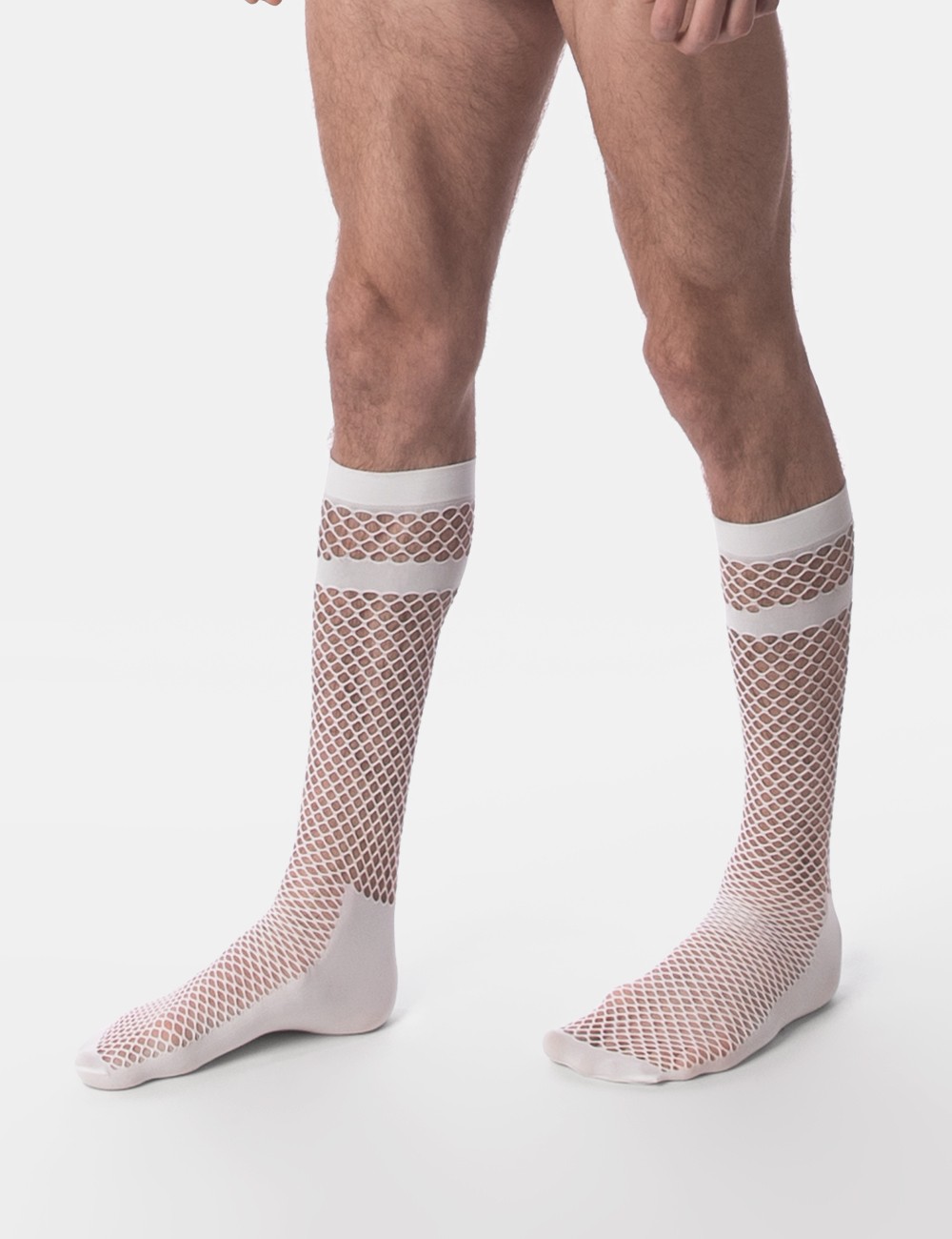 Fishnet Socks Cala - White