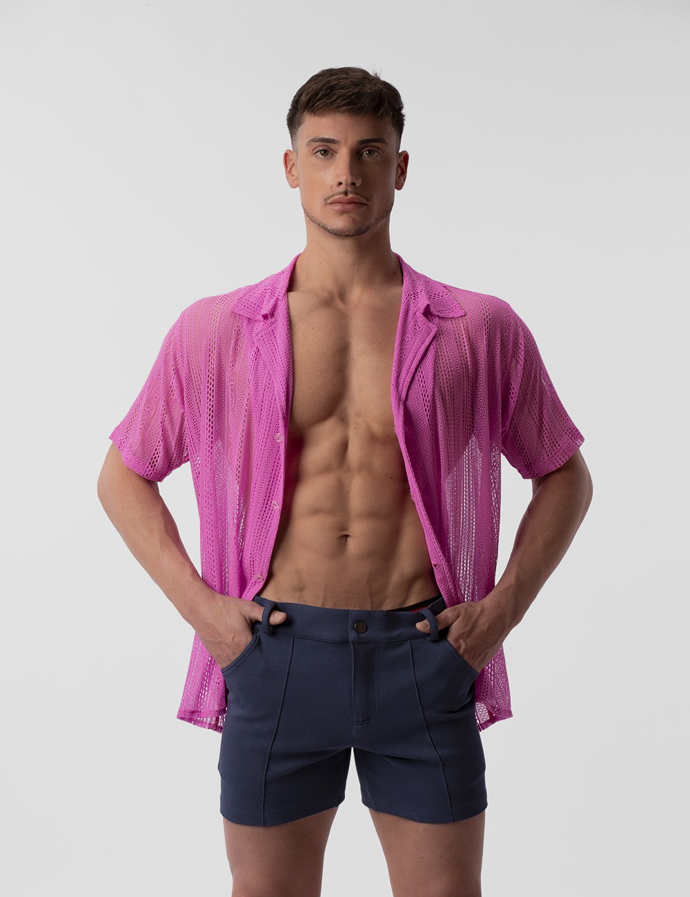Lace Shirt Dusan - Pink