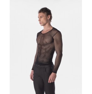 Fishnet Long Sleeve Capo