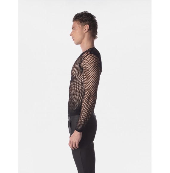 Fishnet Long Sleeve Capo