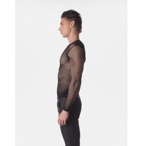 Fishnet Long Sleeve Capo