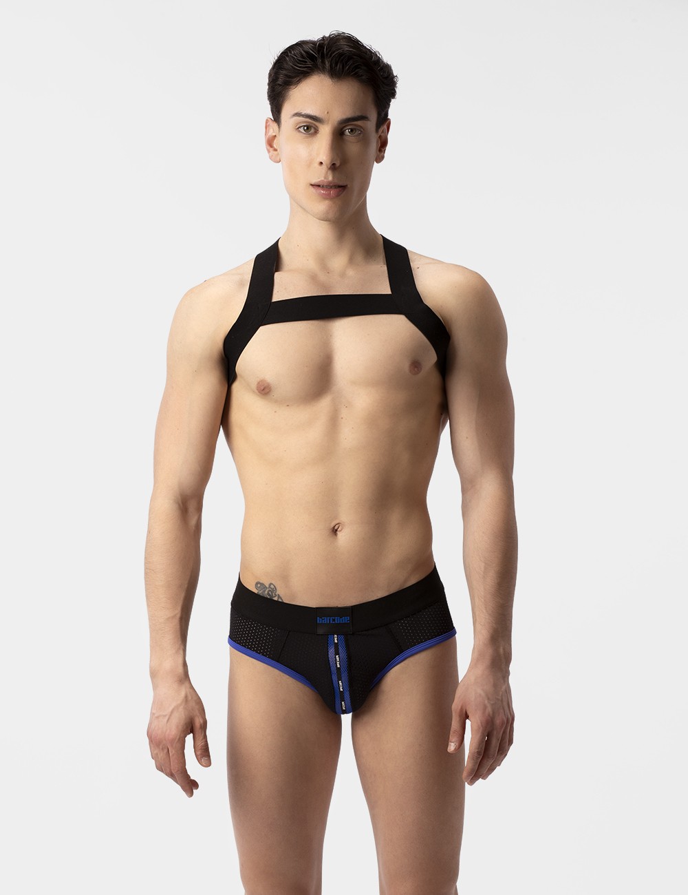 Mesh Brief Sicile - Black-Blue