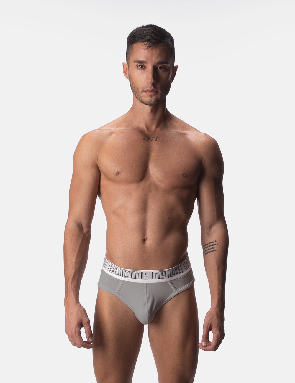 Hip Brief Nad - Grey-White