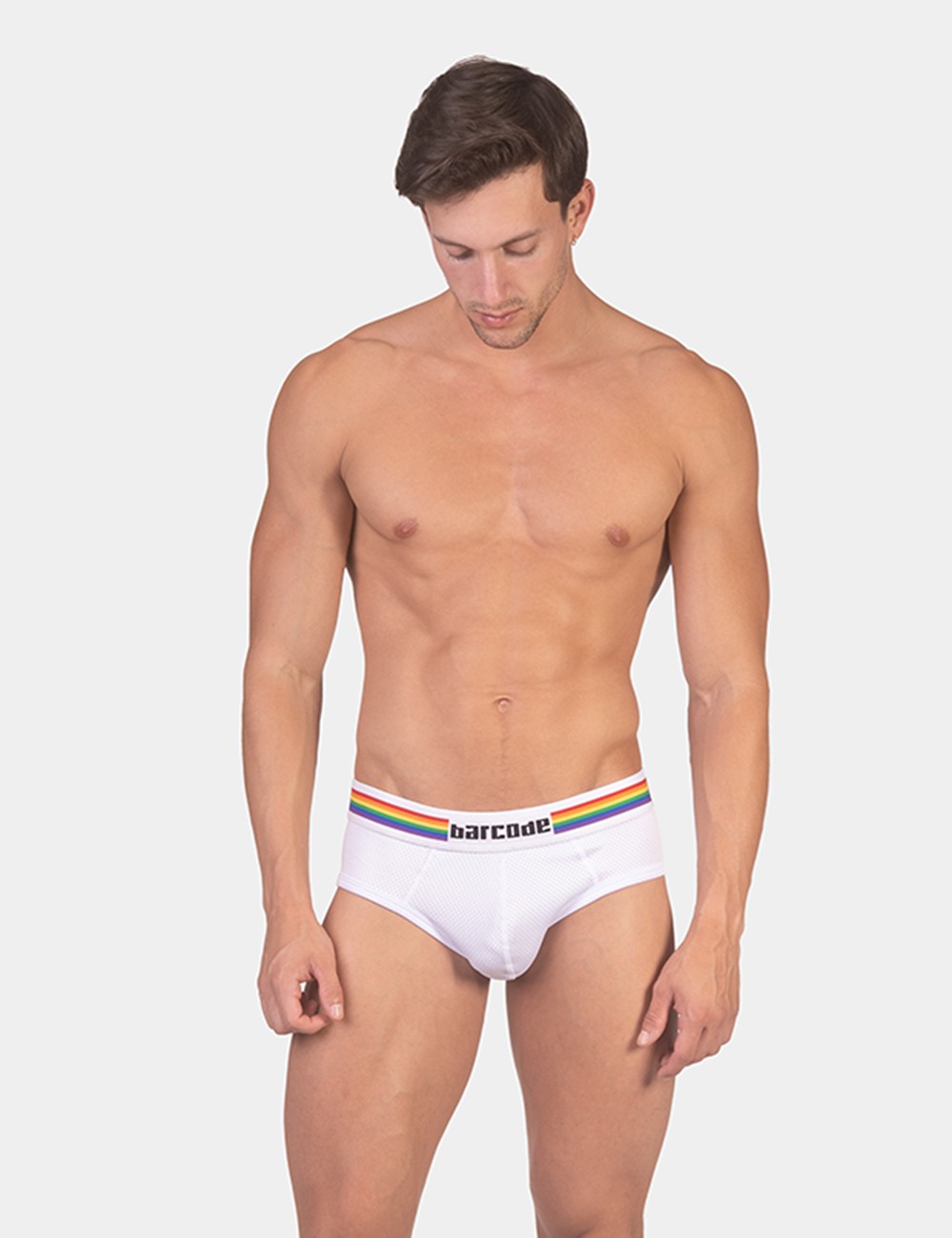 Backless Brief Pride - White