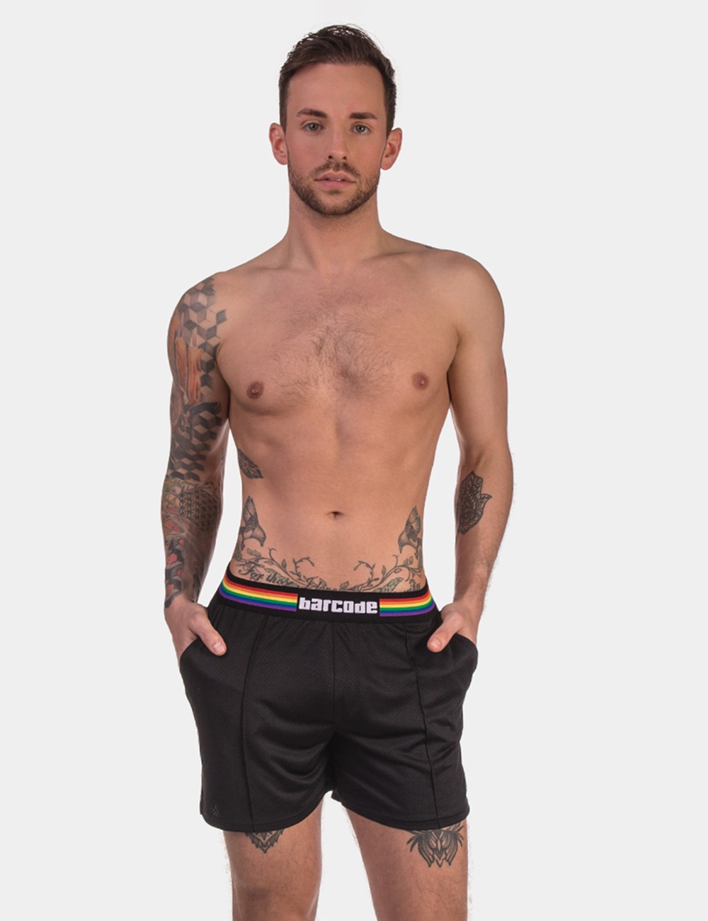 Barcode Pride Short - Black