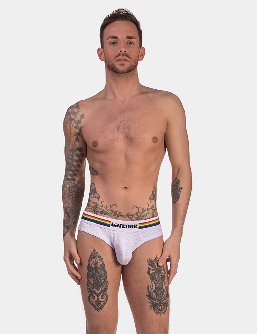 Barcode Pride Brief - White