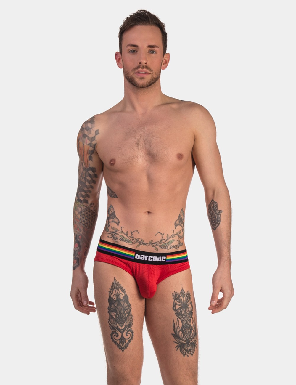 Barcode Pride Brief - Red