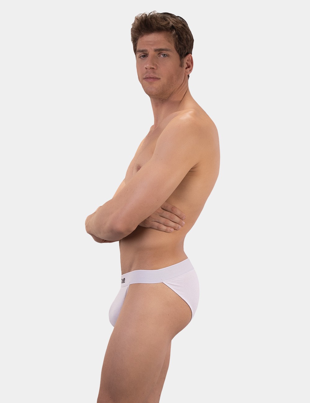 Basic Half Brief Giles - White