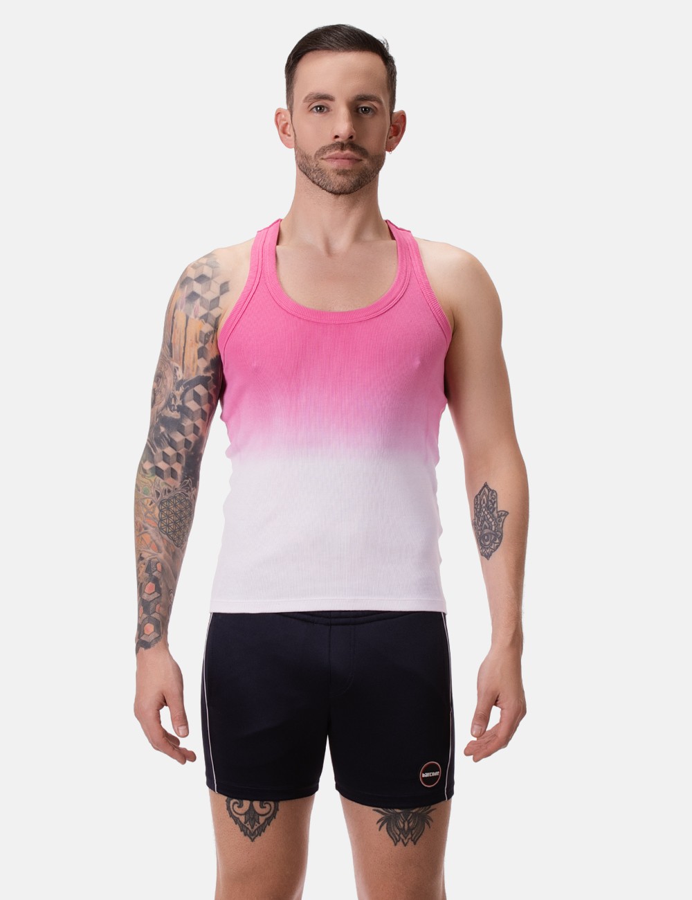 Tank Top Bernardo - White-Pink