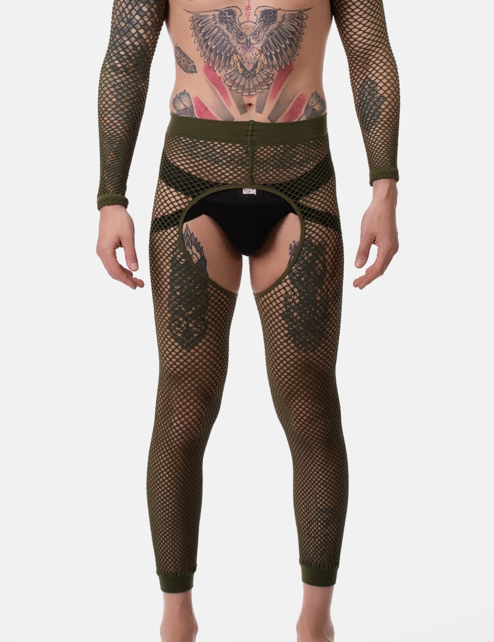 Fishnet Leggings Cacci - Army