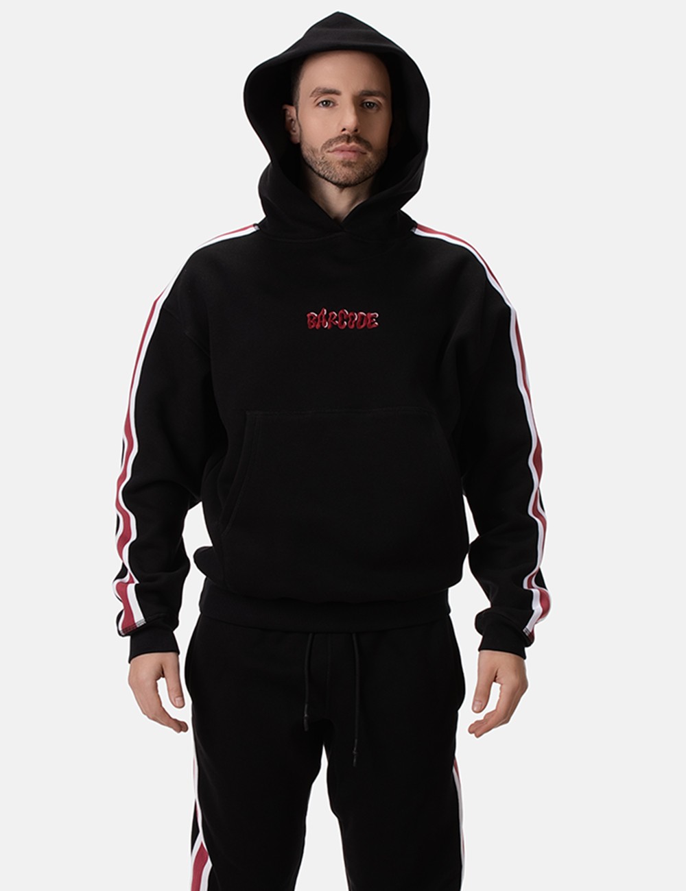 Fleece Hoody Sexy Boy - Black