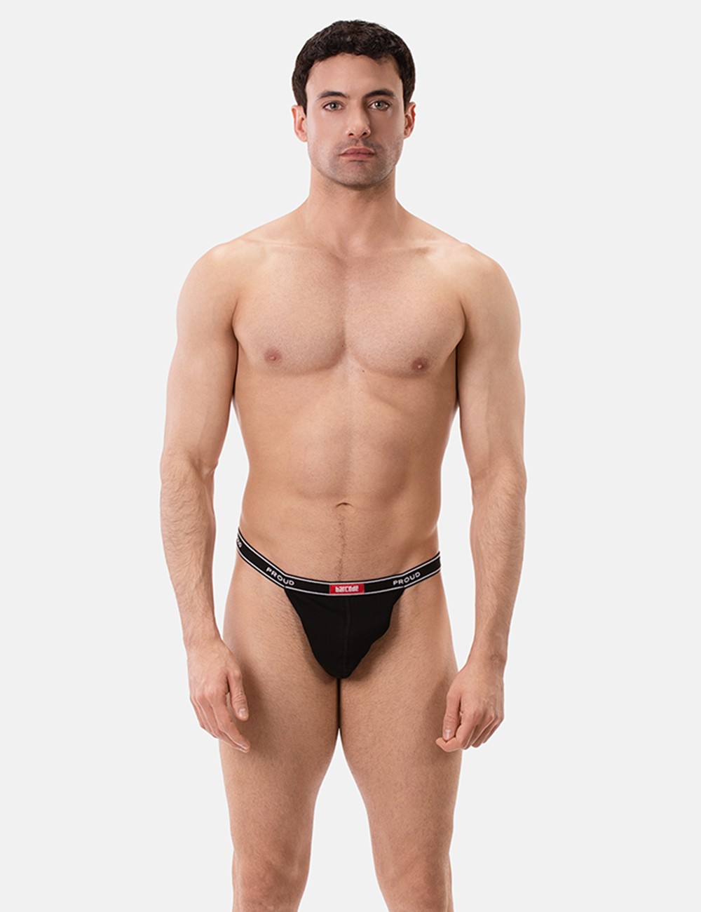 Rib Thong Proud B - Black