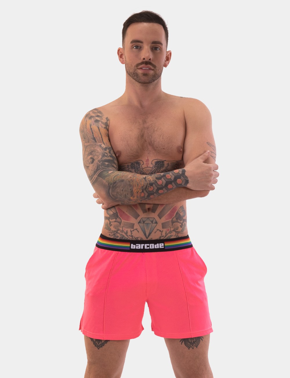 Barcode Pride Short - Neonpink