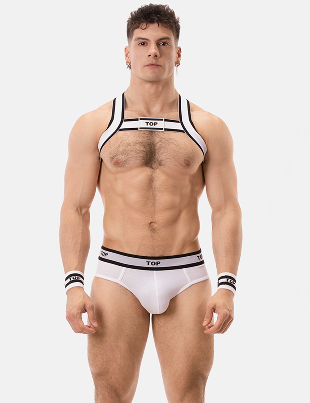 Brief Top - White-Black