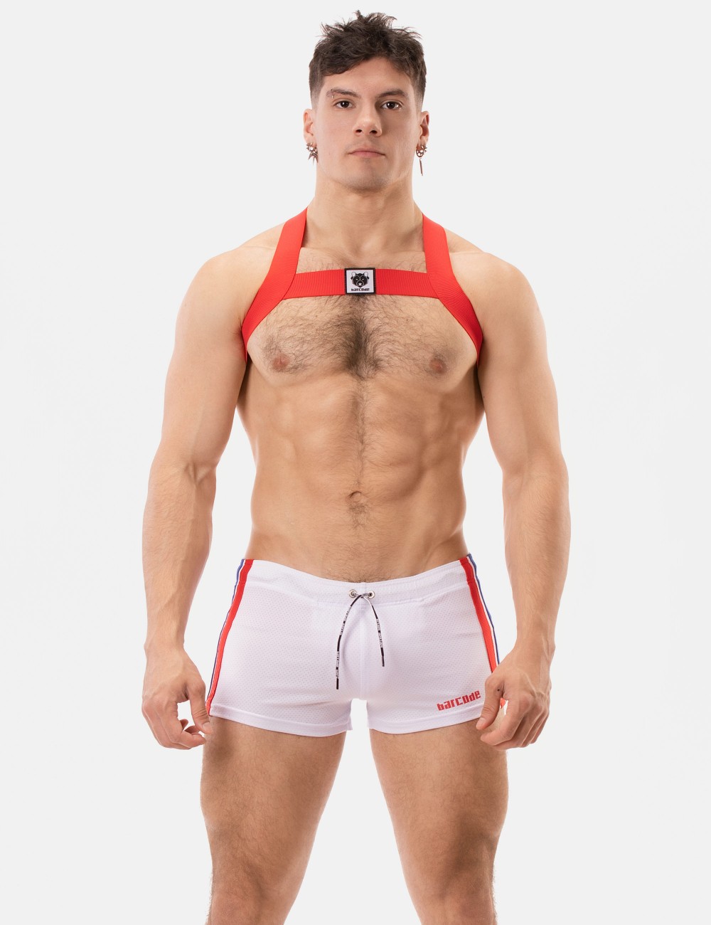 Short Timur - White-Red-Royal