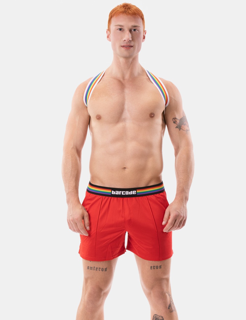 Barcode Pride Short - Red