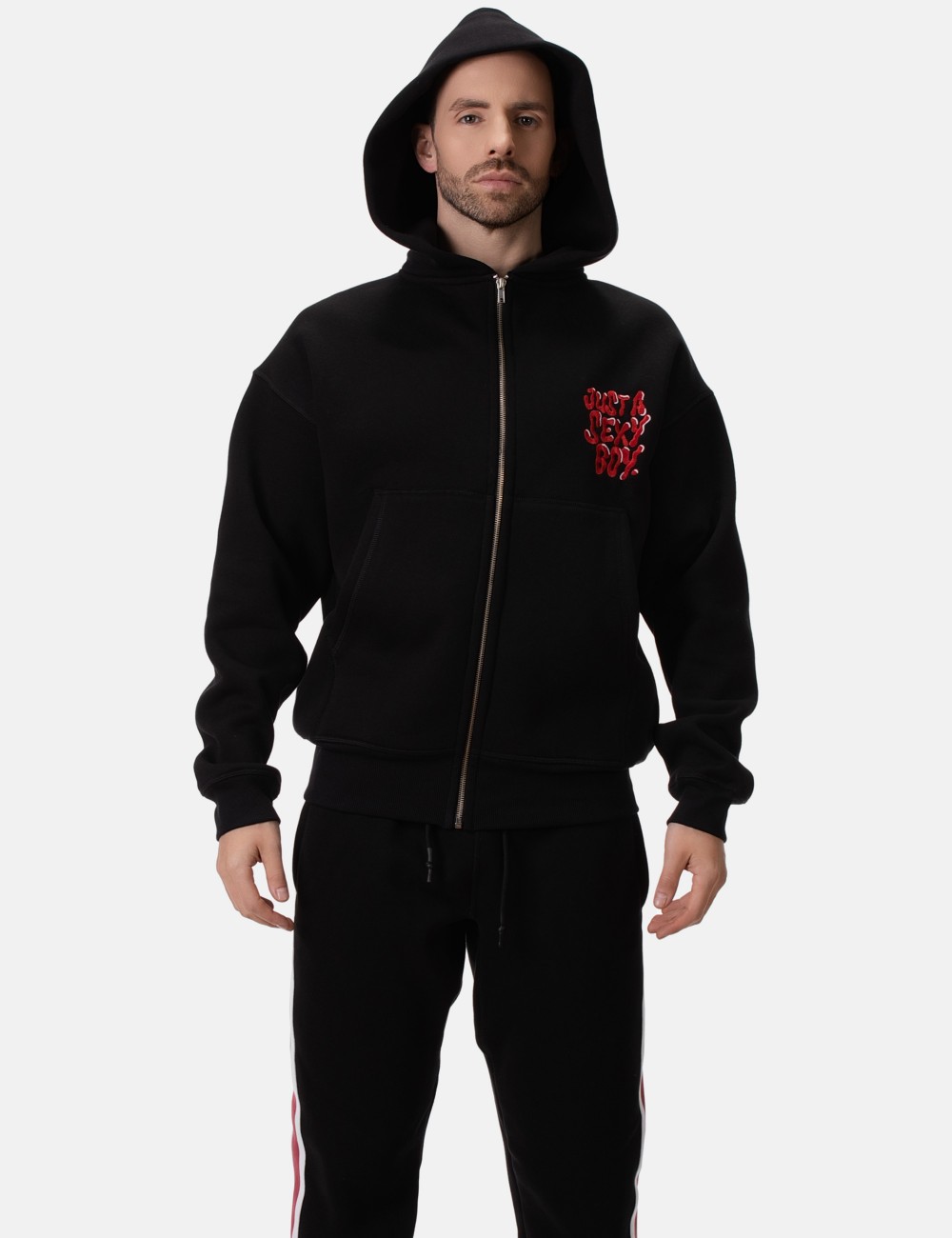 Jacket Gadget - Black-Red