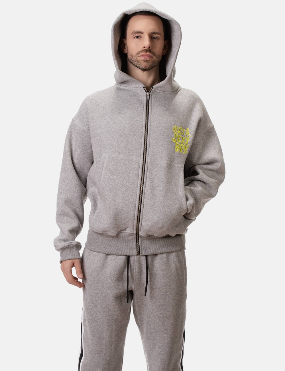 Jacket Gadget - Grey-Neongreen