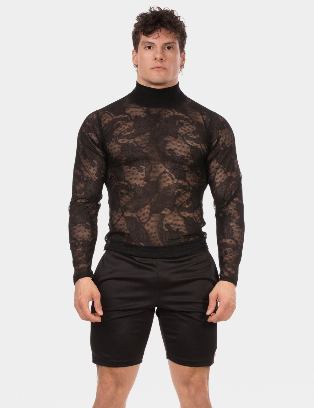 Turtle Neck Mete - Black