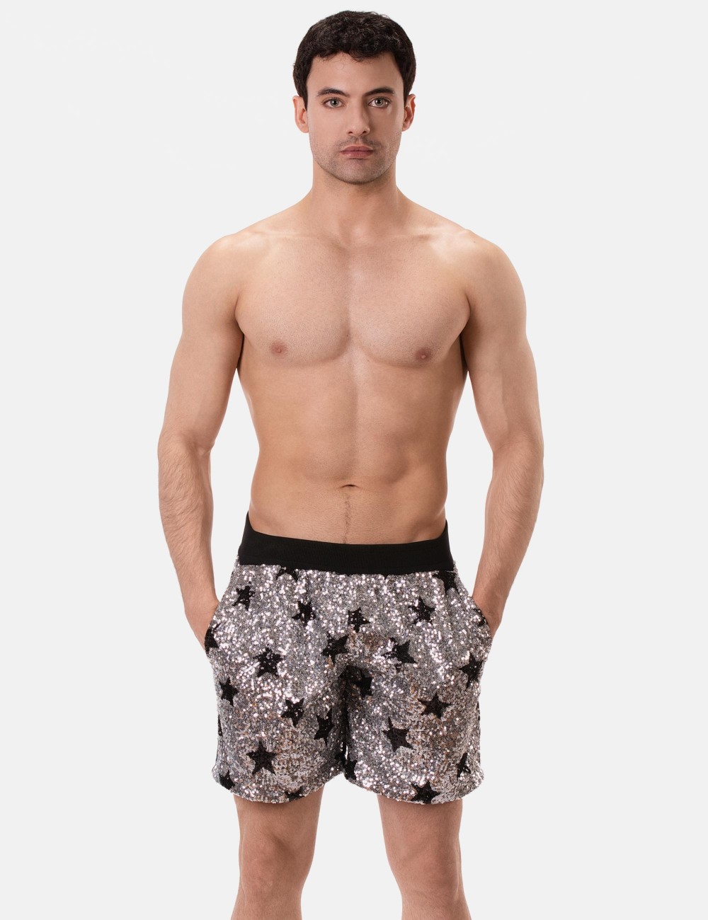 Short Atlas - Silver-Black