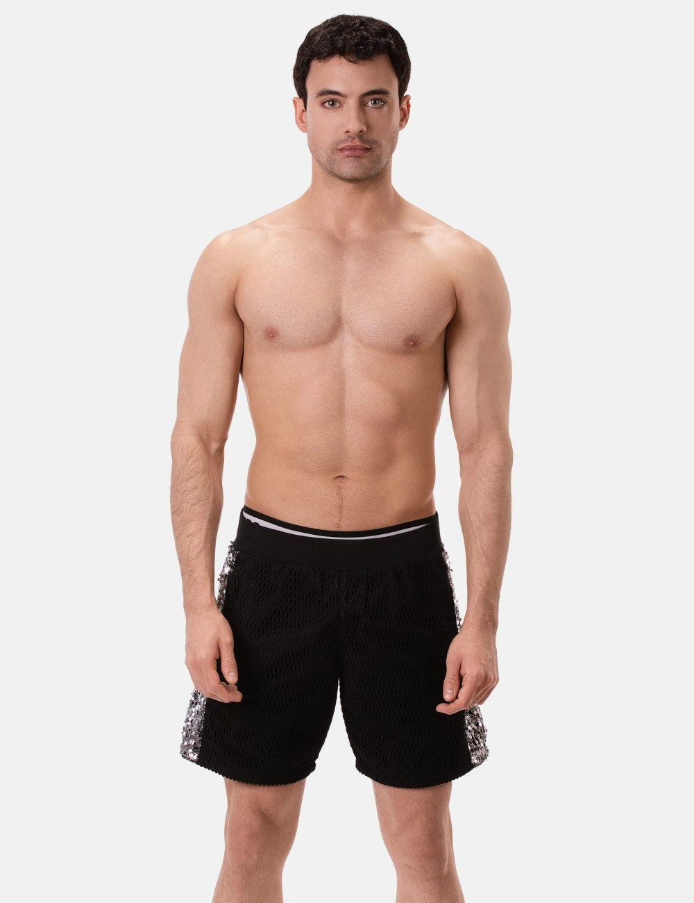 Short Emir - Black-Silver