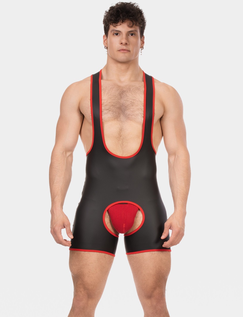 Singlet Kam - Black-Red