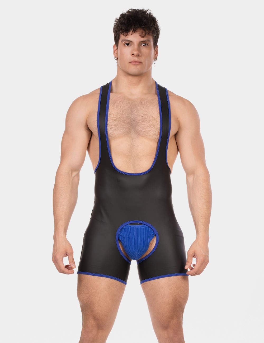 Singlet Kam - Black-Royal