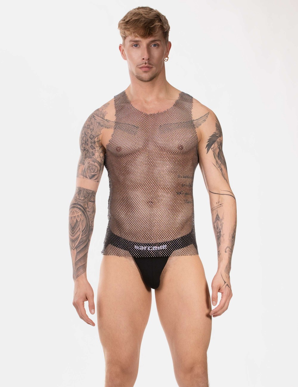 Tank Top Blitzy - Black-Silver
