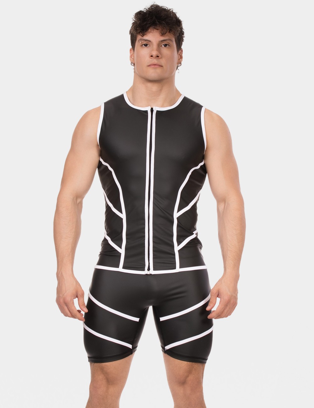 Vest Robin - Black-White