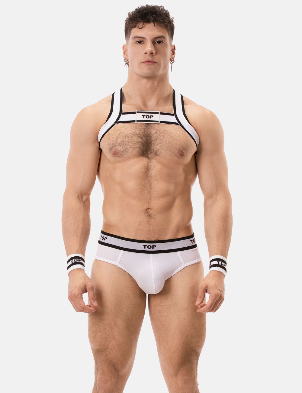 Brief Top - White-Black