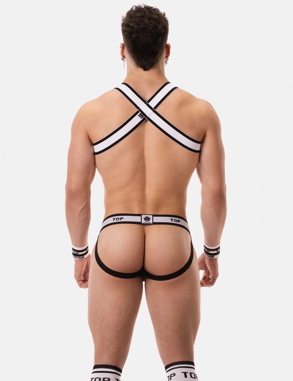 Jockstrap Top - Black-White