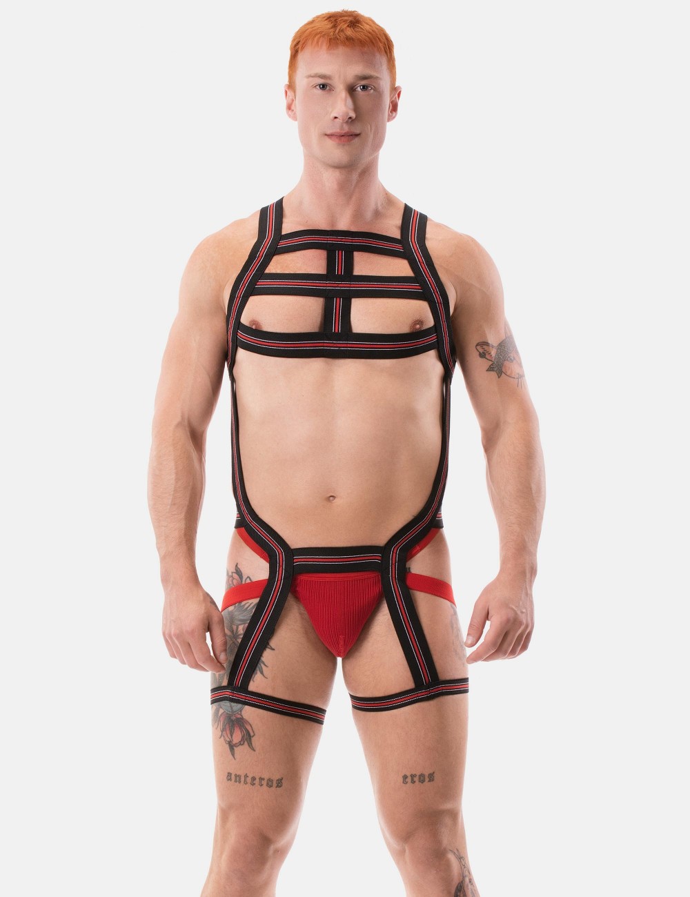 Harness Jaro - Black-White-Red