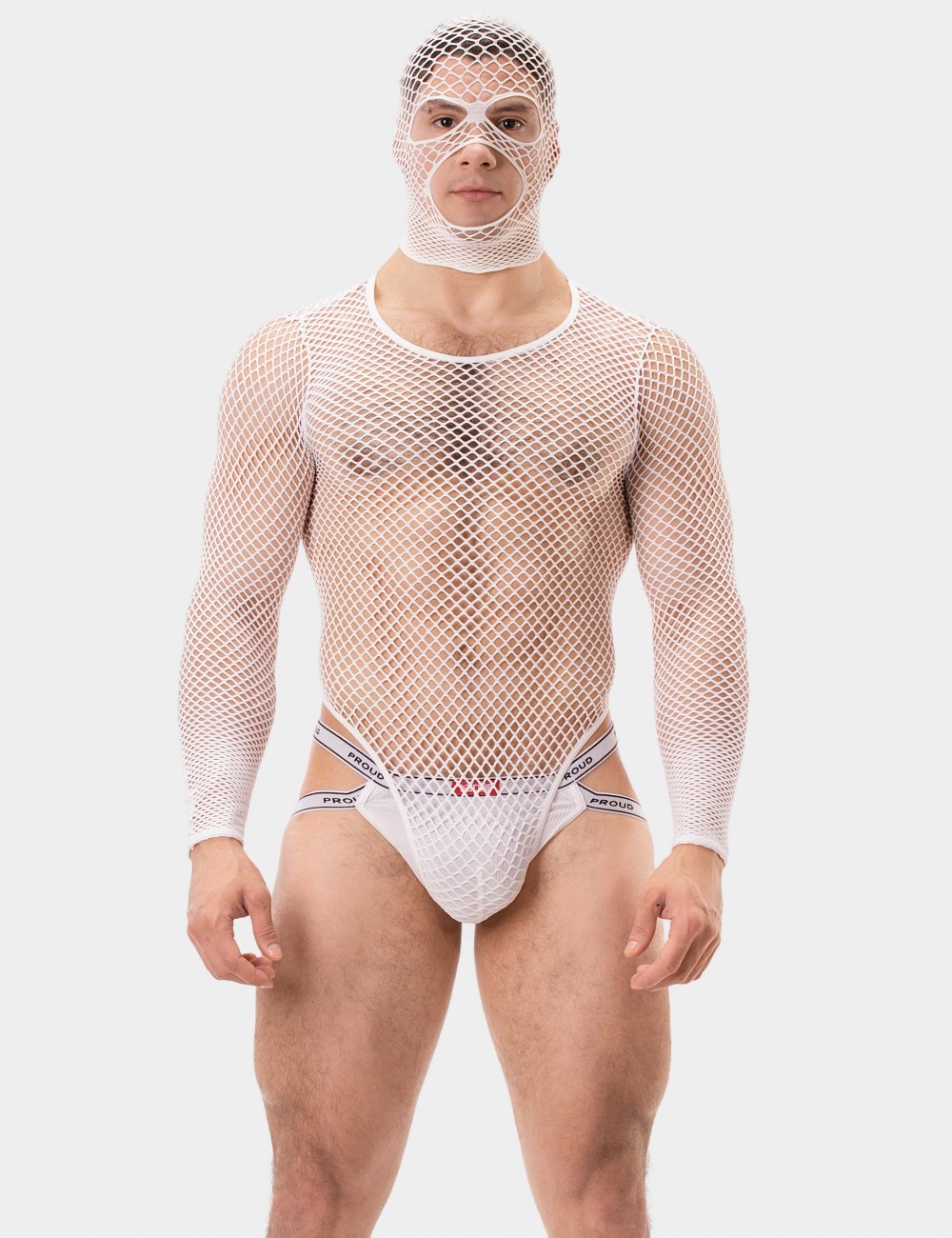Fishnet Body Como - White