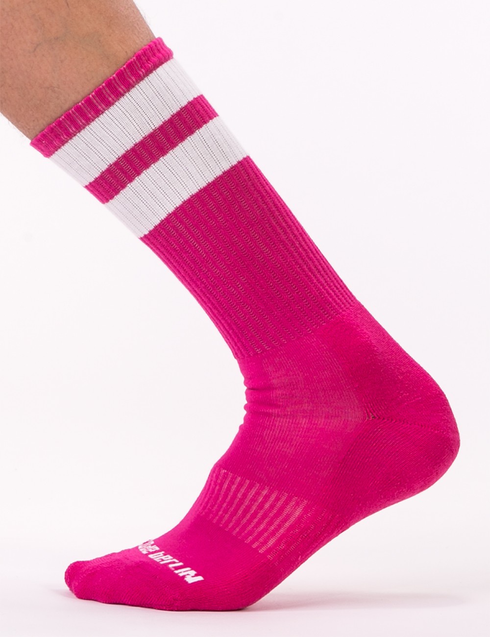 Gym Socks - Pink-White