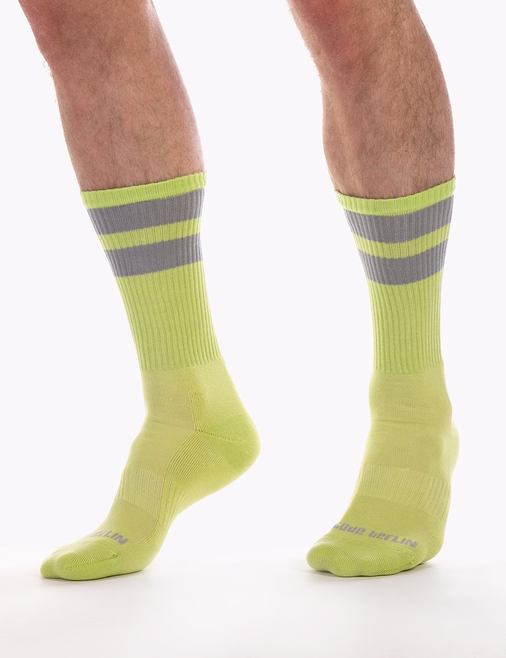 Gym Socks - Neongreen-Grey
