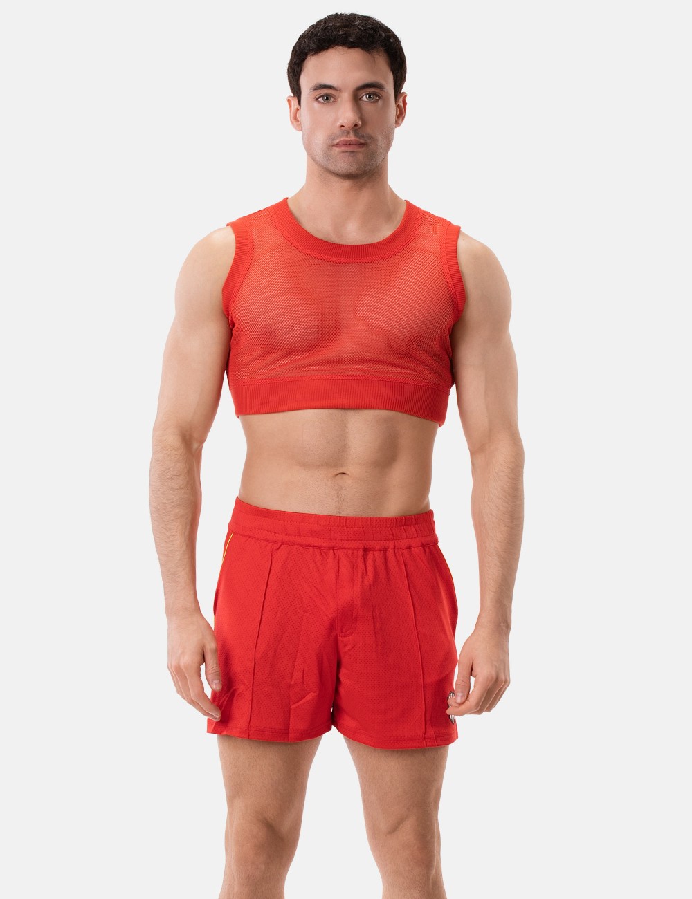 Short Luka - Red-Neongreen