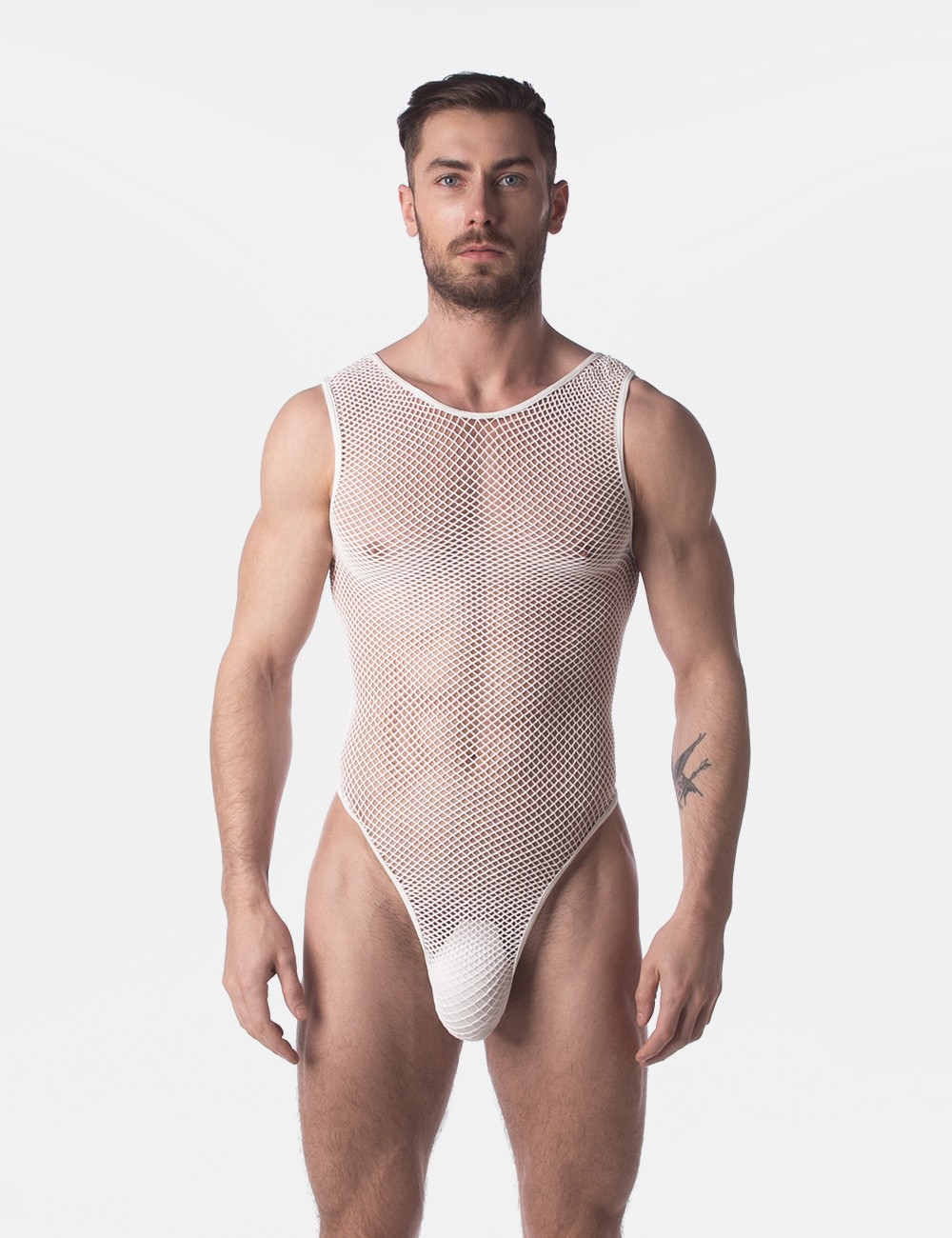 Fishnet Body Roma - White