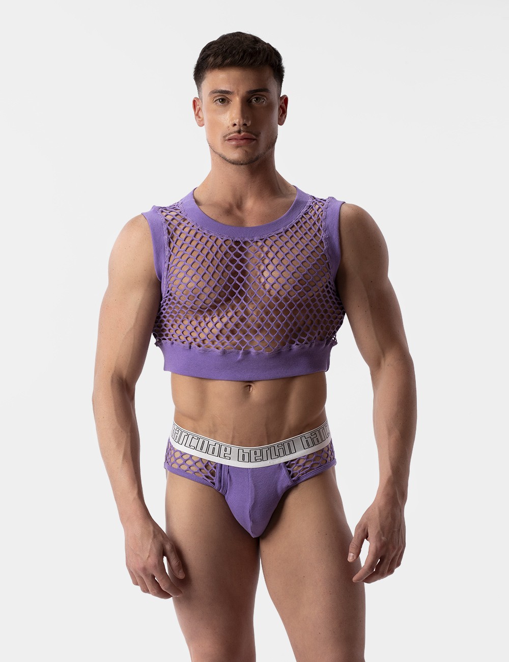 Mesh Crop Arman - Purple