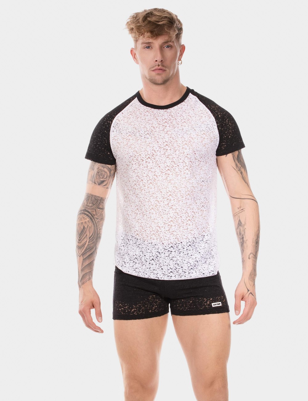 T-Shirt Micah - White-Black
