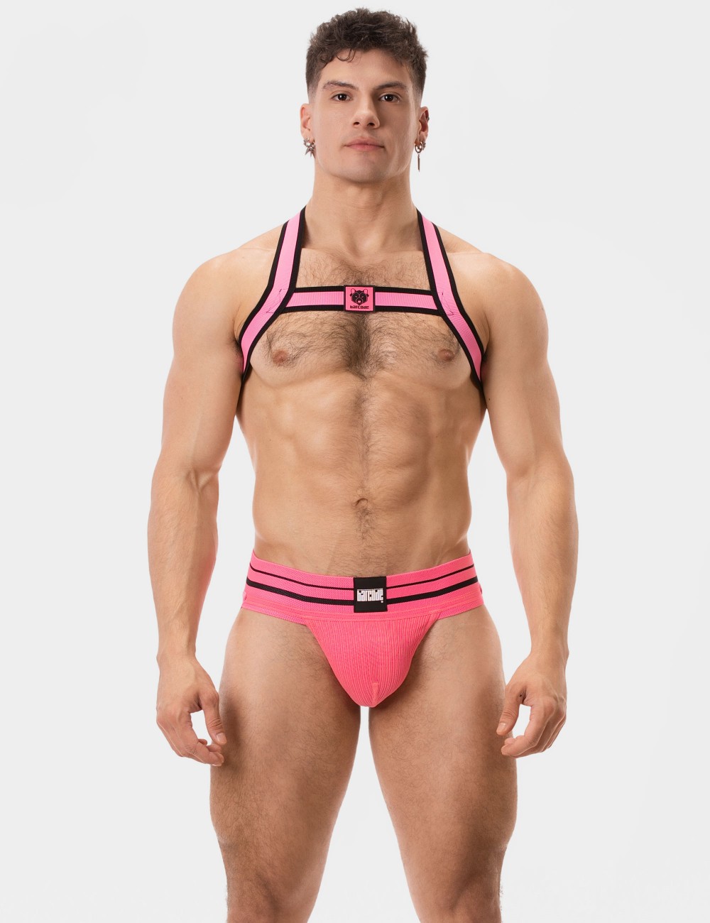 Harness Colin - Pink-Black